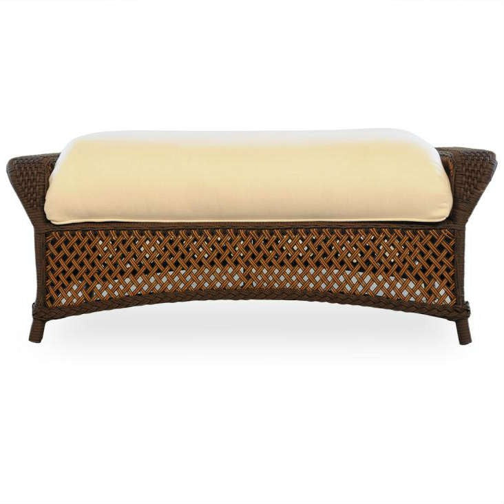 Lloyd Flanders Grand Traverse Wicker Outdoor Oversized Ottoman