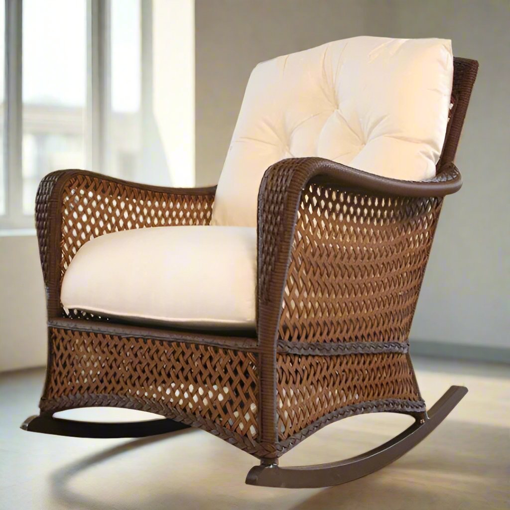 Lloyd Flanders Grand Traverse Wicker Lounge Rocker Image