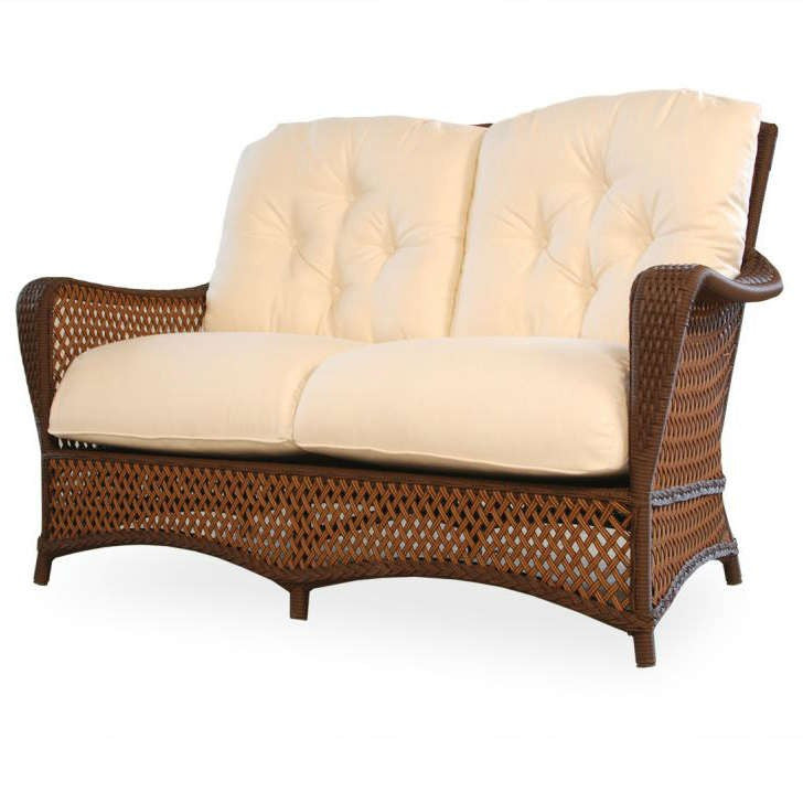 Lloyd Flanders Grand Traverse Wicker Outdoor Loveseat