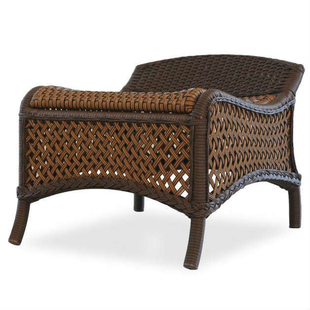 Lloyd Flanders Grand Traverse Wicker Outdoor Ottoman