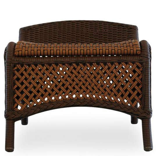 Lloyd Flanders Grand Traverse Wicker Outdoor Ottoman