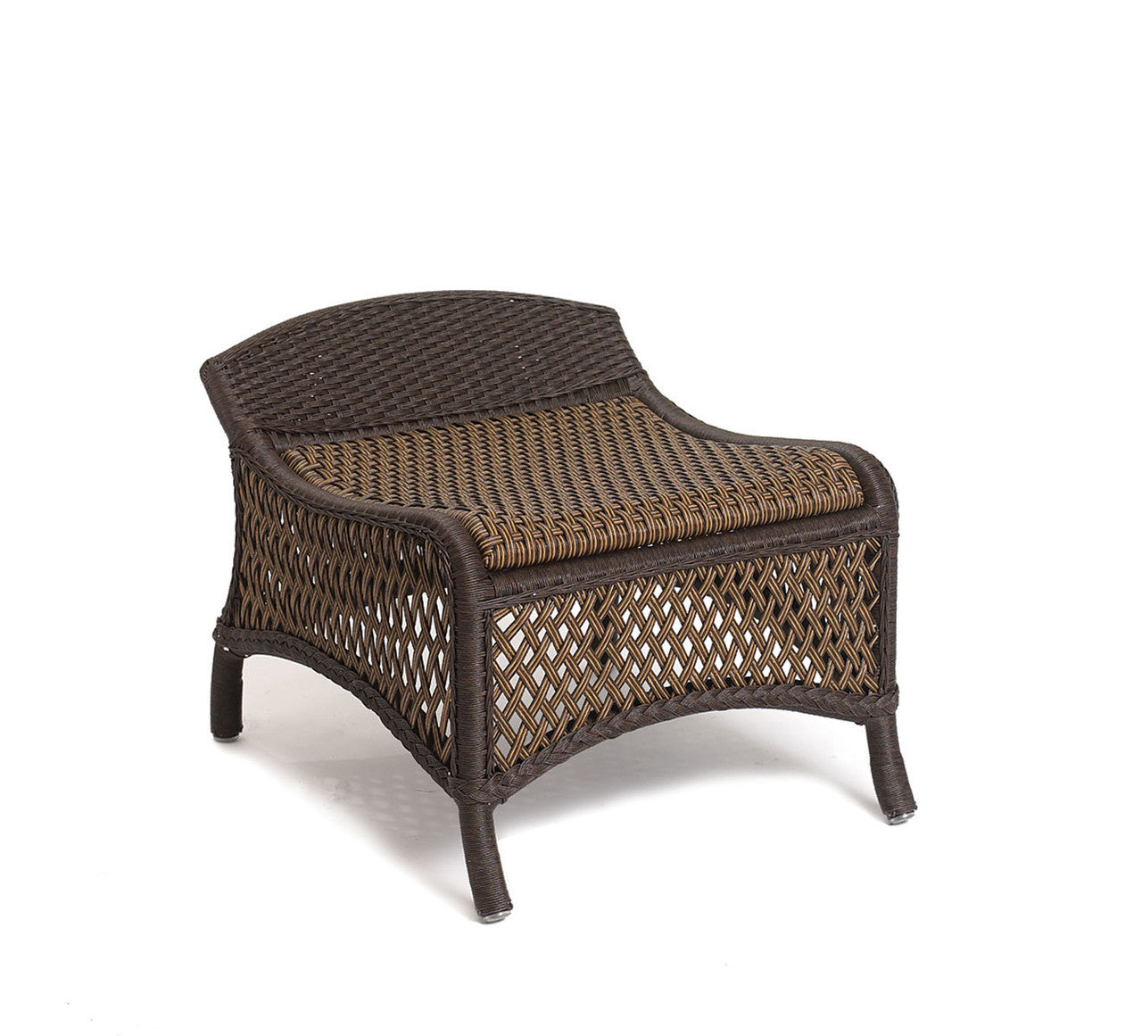 Lloyd Flanders Grand Traverse Wicker Outdoor Ottoman