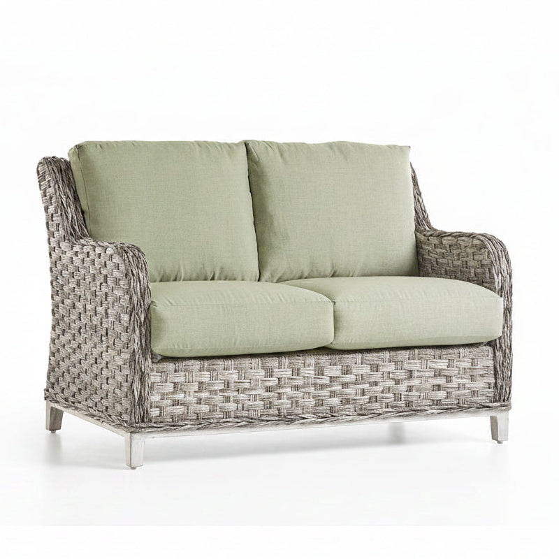South Sea Rattan Grand Isle Wicker Outdoor Loveseat