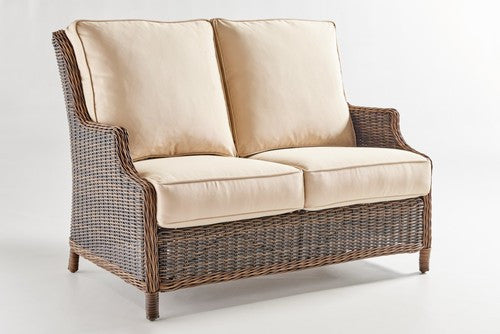 Replacement Cushions for South Sea Rattan Barrington Love Seat, Left and Right Arm Love Seat