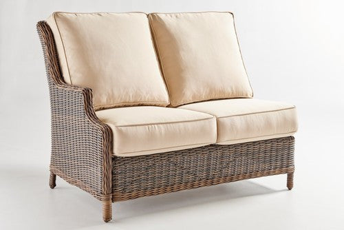 Replacement Cushions for South Sea Rattan Barrington Love Seat, Left and Right Arm Love Seat