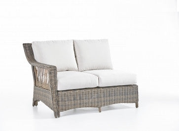 Replacement Cushions for South Sea Rattan St John Wicker Love Seat and One Arm Loveseat