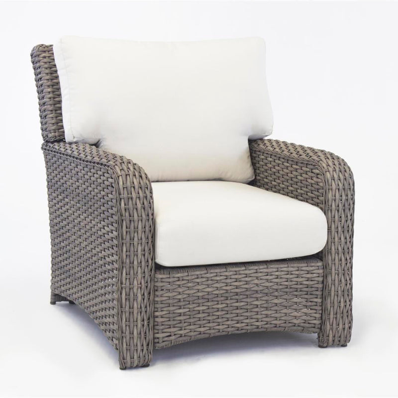 South Sea Rattan Saint Tropez Wicker Outdoor Lounge Chair
