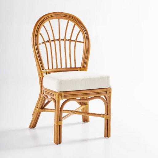 South Sea Rattan Palm Harbor Rattan Indoor Dining Side Chair