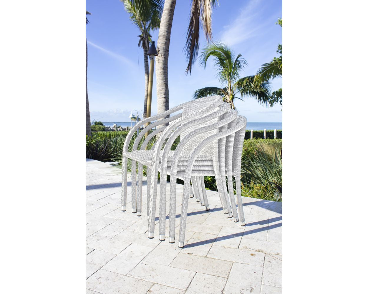 Hospitality Rattan Athens Stackable Armchair with Cushion
