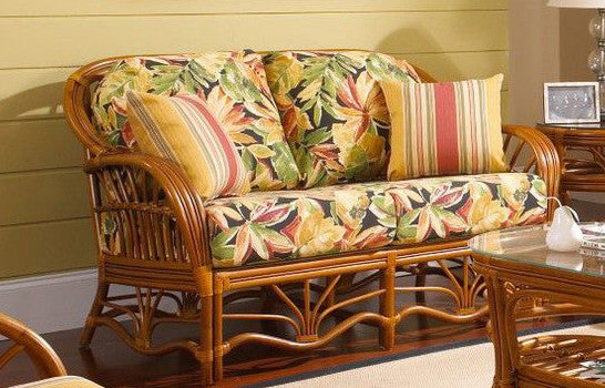 Replacement Cushions for South Sea Rattan Palm Harbor Loveseat