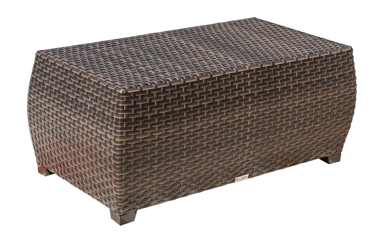 Hospitality Rattan Fiji Coffee Table with Glass