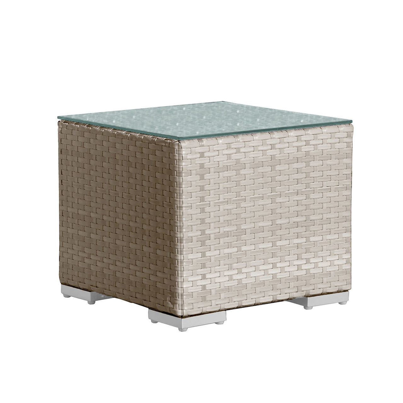 Hospitality Rattan Rubix 3 PC Chaise Lounge Set