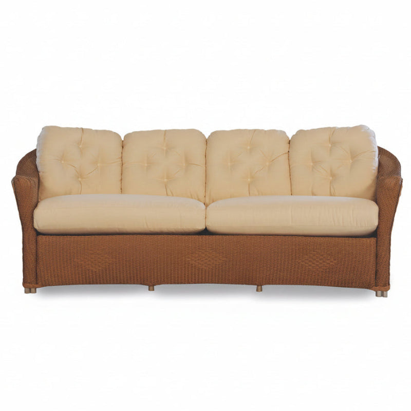 Lloyd Flanders Reflections Wicker Outdoor Crescent Sofa