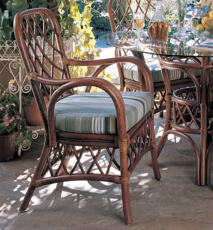 Replacement Cushions for South Sea Rattan Antigua Dining Side Chair