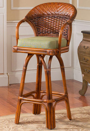 Replacement Cushions for South Sea Rattan Autumn Morning 24" and 30" Bar Stool