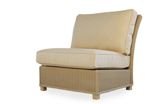 Replacement Cushions for Lloyd Flanders Hamptons Wicker Armless Sectional Chair