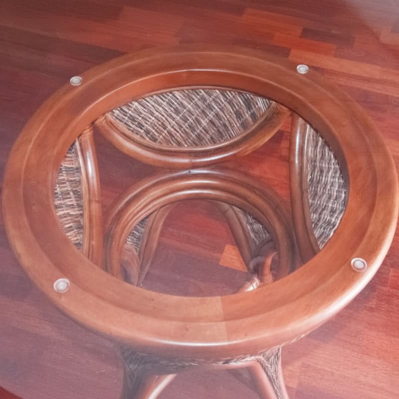 Alexander & Sheridan Bermuda Natural Rattan Indoor Dining Table