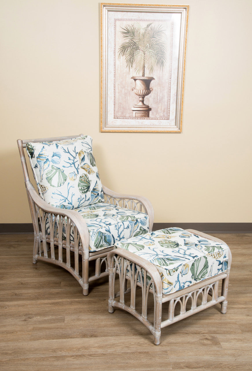 Alexander & Sheridan Cuba Rattan Indoor 2 Piece Lounge Chair Set