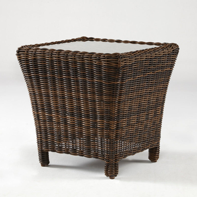 South Sea Rattan Del Ray Resin Wicker Outdoor End Table