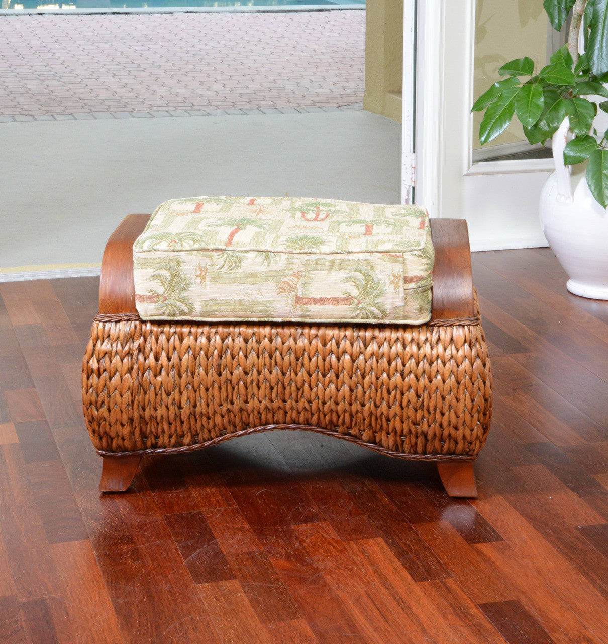 Alexander & Sheridan Key Largo Rattan Indoor 3-Piece Living Room Set