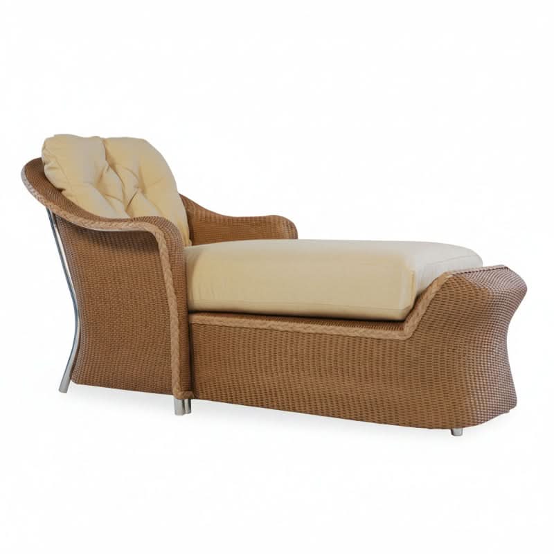 Lloyd Flanders Reflections Wicker Outdoor Day Chaise Lounge