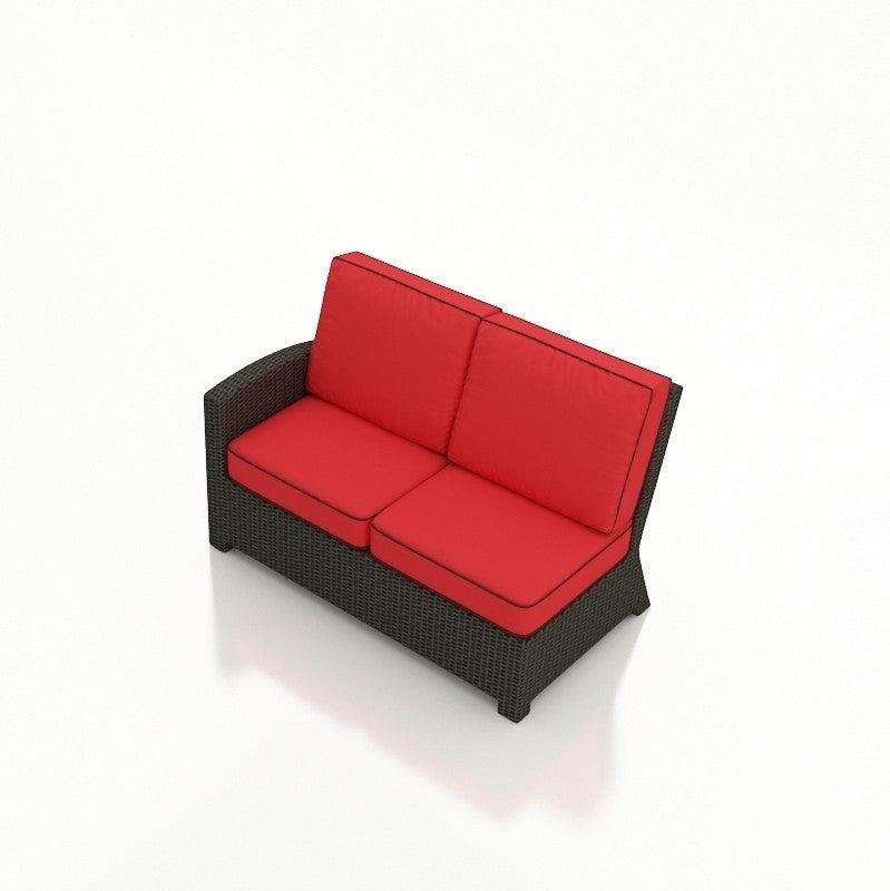 Forever Patio Barbados Wicker Sectional Left Arm Facing Loveseat