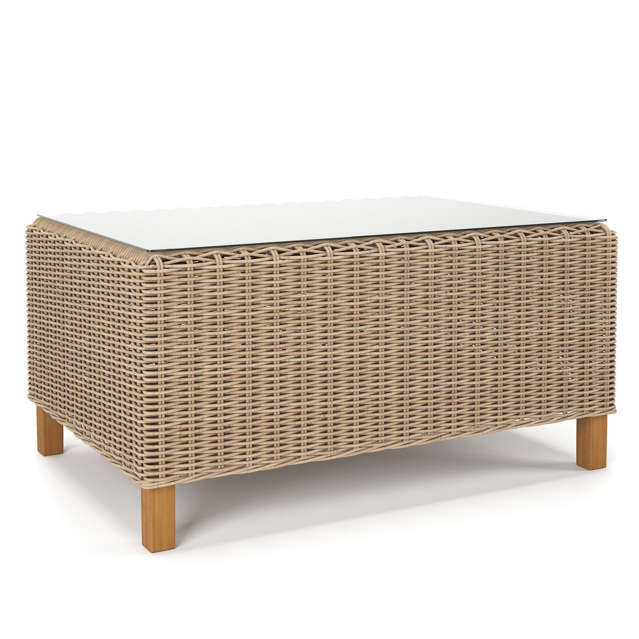 Forever Patio Carlisle Woven Wicker Outdoor Coffee Table