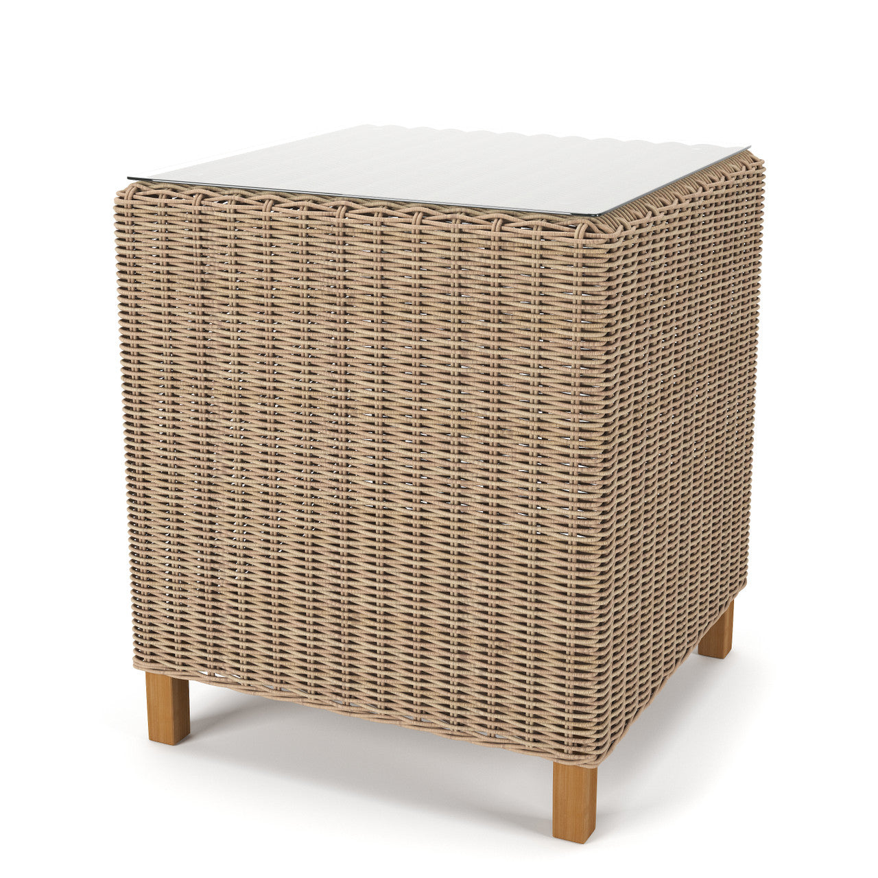 Forever Patio Carlisle Woven Wicker Outdoor End Table