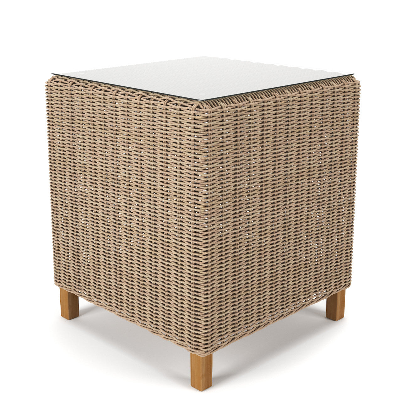 Forever Patio Carlisle Woven Wicker Outdoor End Table