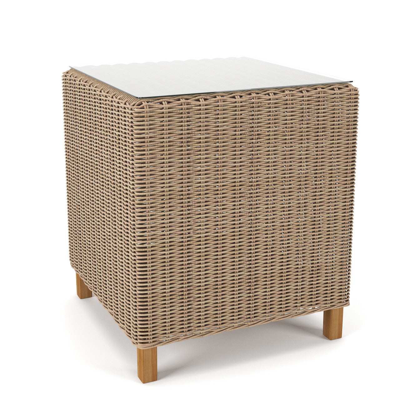 Forever Patio Carlisle Woven Wicker Outdoor End Table