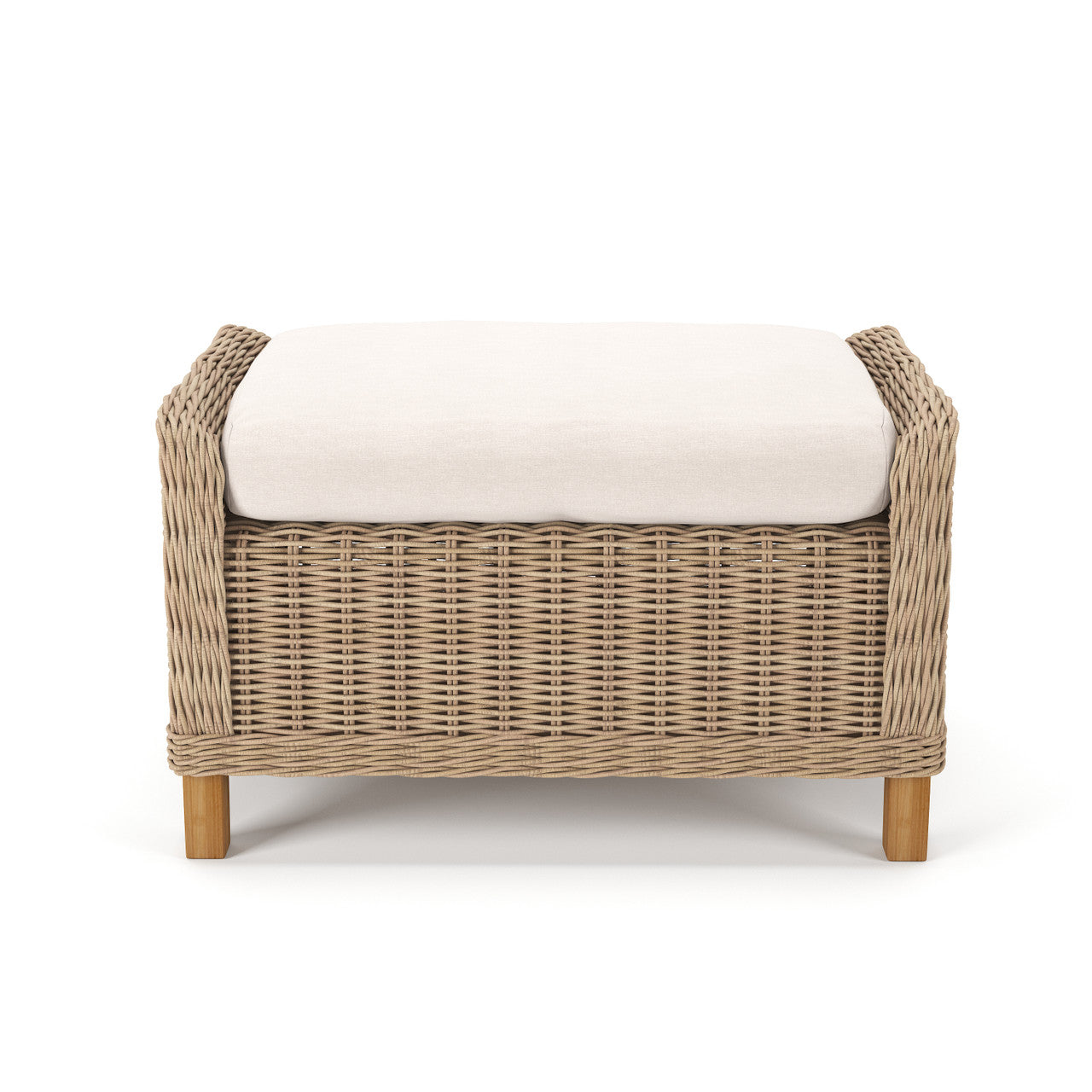Forever Patio Carlisle Woven Wicker Outdoor Ottoman