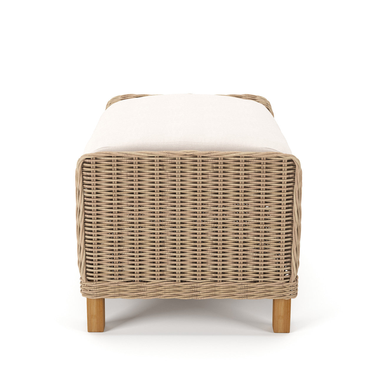 Forever Patio Carlisle Woven Wicker Outdoor Ottoman