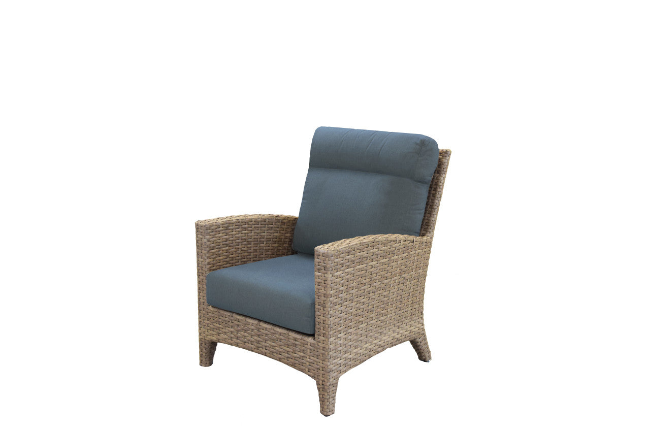 Forever Wicker Chair with Ottoman