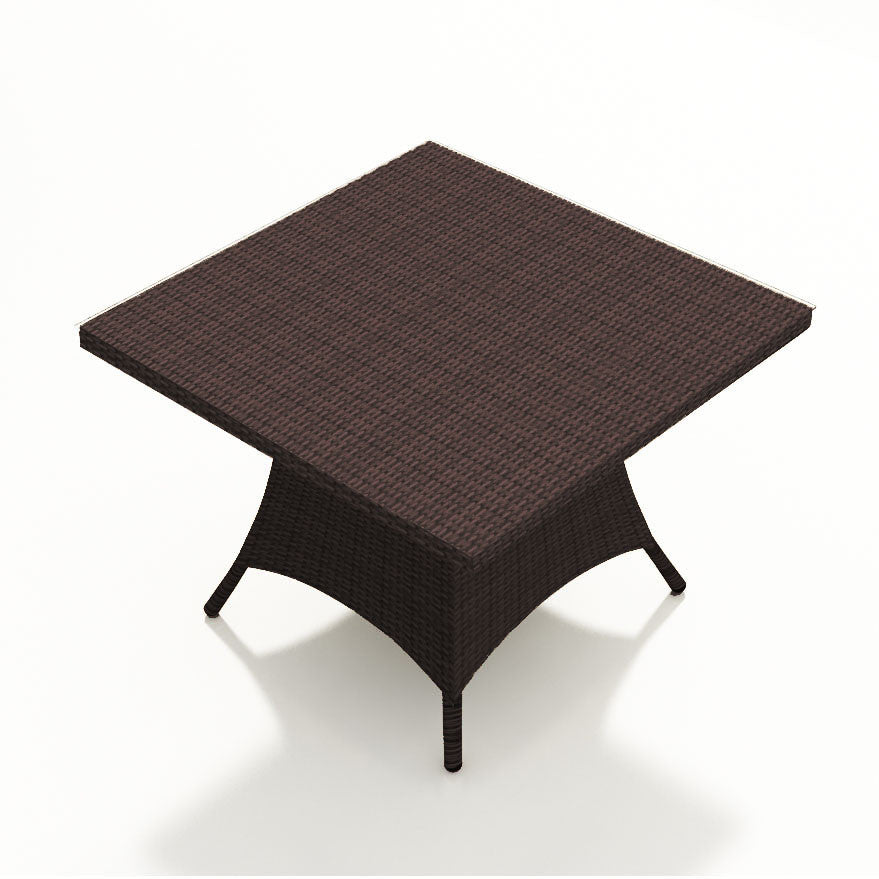 Forever Universal Woven 48" Square Dining Table - Flat Weave