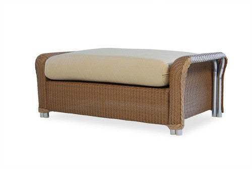 Replacement Cushions for Lloyd Flanders Reflections Large Wicker Ottoman