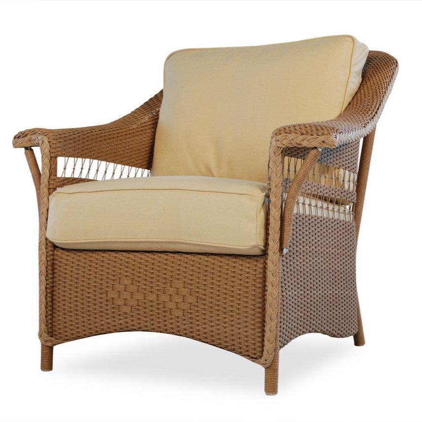 Lloyd Flanders Nantucket Wicker Outdoor Lounge Chair