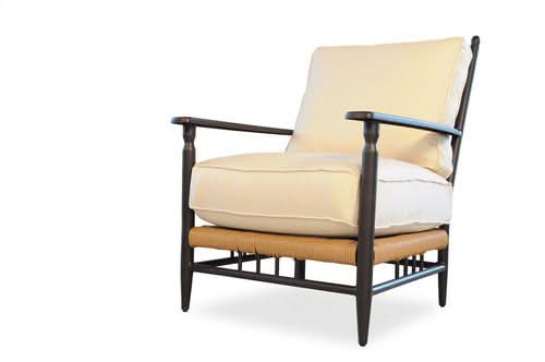 Replacement Cushions for Lloyd Flanders Low Country Vinyl Wicker Lounge Chair
