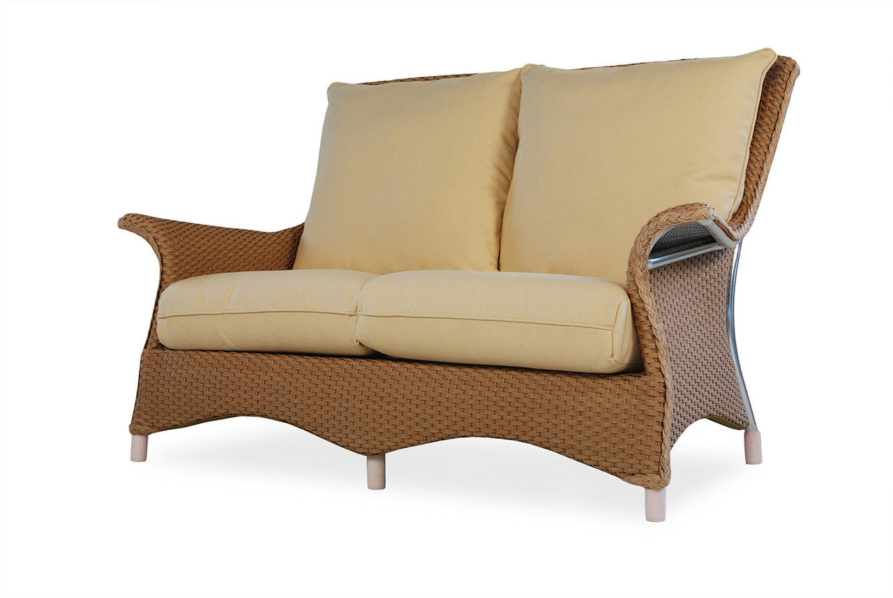Lloyd Flanders Mandalay Wicker Outdoor Loveseat