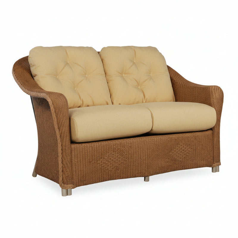 Lloyd Flanders Reflections Wicker Outdoor Loveseat