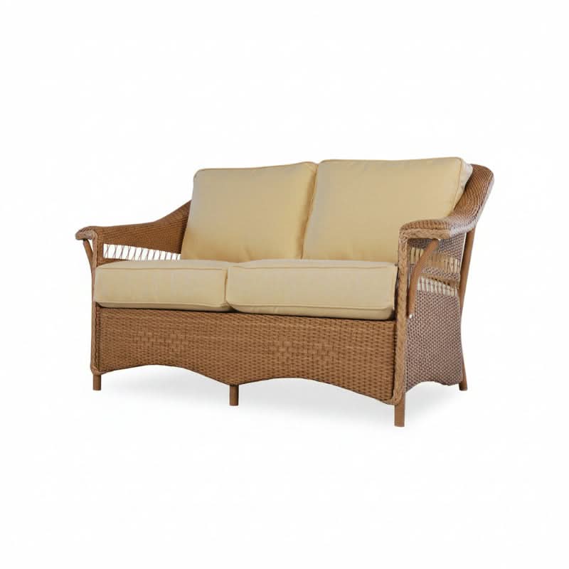 Lloyd Flanders Nantucket Wicker Outdoor Loveseat