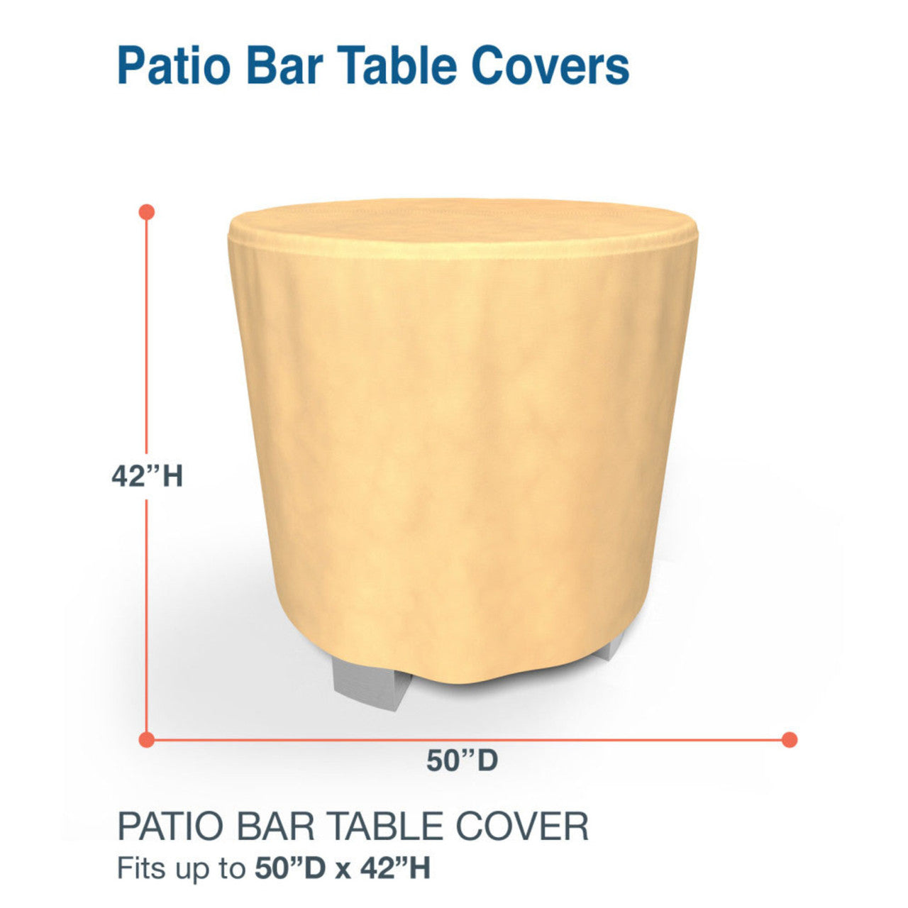 Budge Industries All Seasons Patio Bar Table Cover