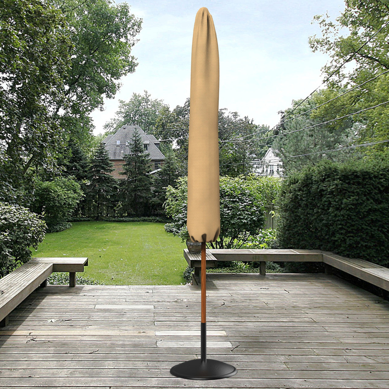 Budge Industries All Seasons Patio Umbrella Cover