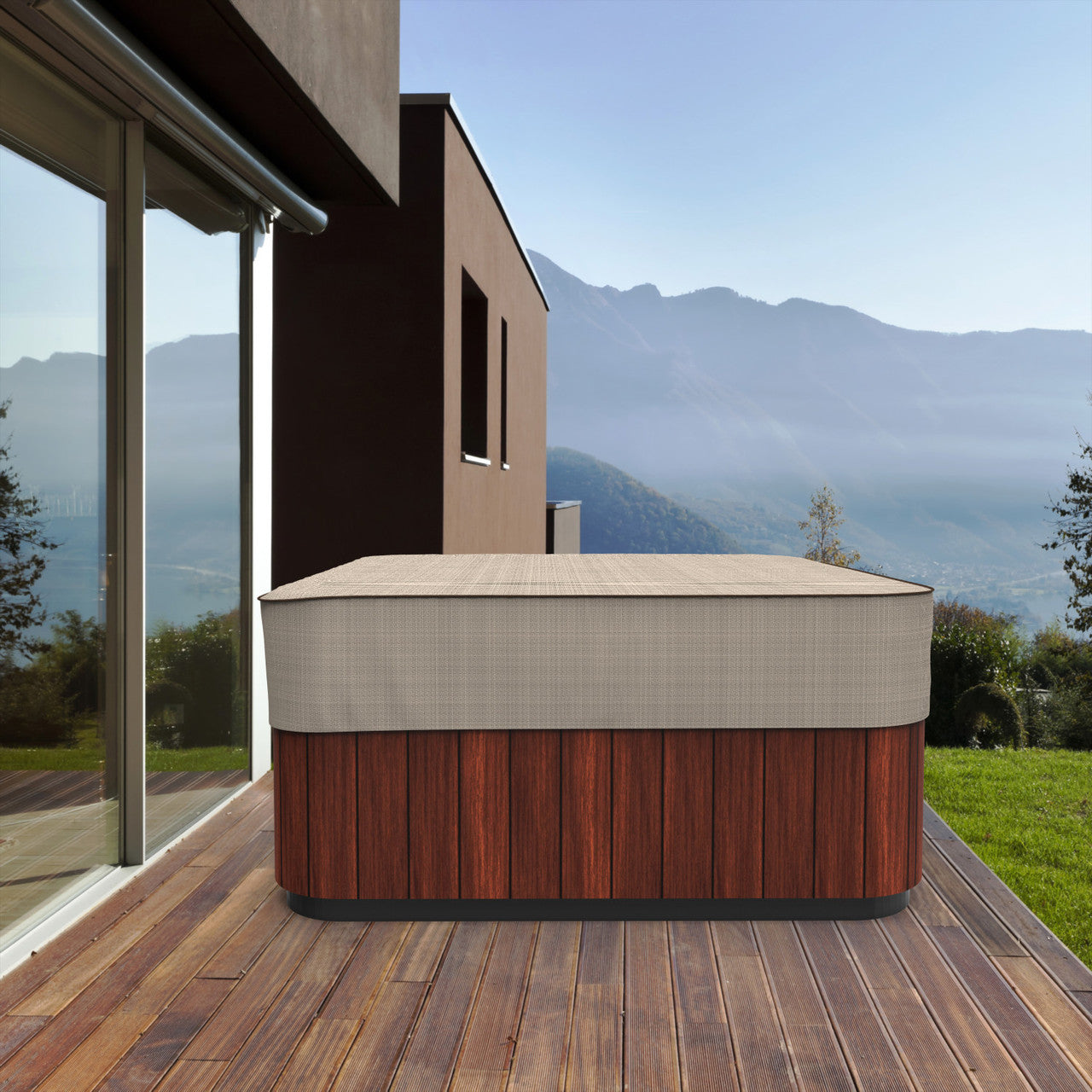 Budget Industries English Garden Hot Tub Cover - Medium