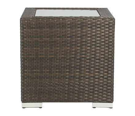 Source Furniture Lucaya Square Resin Wicker End Table