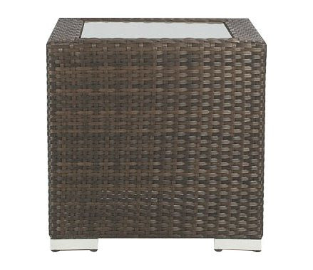 DecoScape Lucaya Wicker Aluminum Outdoor End Table