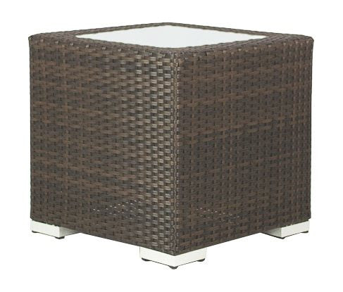 DecoScape Lucaya Wicker Aluminum Outdoor End Table