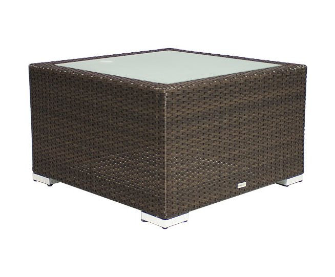 Source Furniture Lucaya Square Resin Wicker Coffee Table