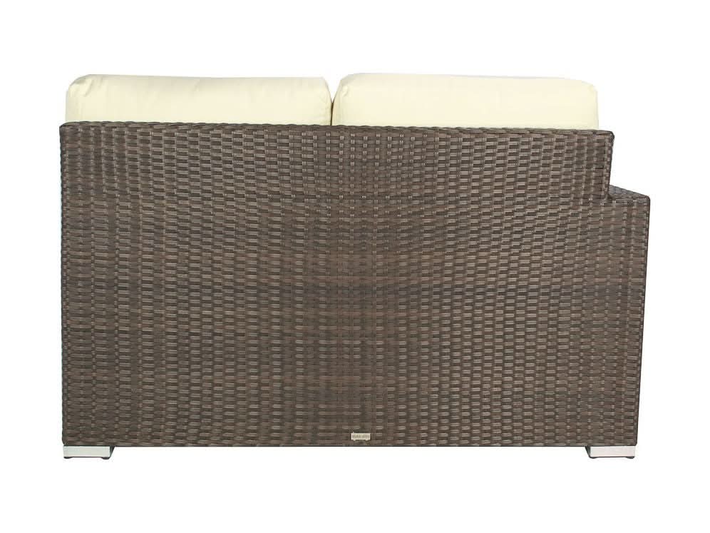 DecoScape Lucaya Wicker Outdoor Left Arm Loveseat