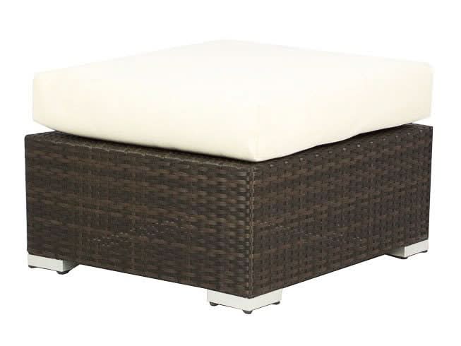 DecoScape Lucaya Wicker Aluminum Outdoor Ottoman
