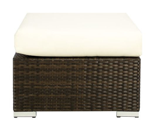 DecoScape Lucaya Wicker Aluminum Outdoor Ottoman